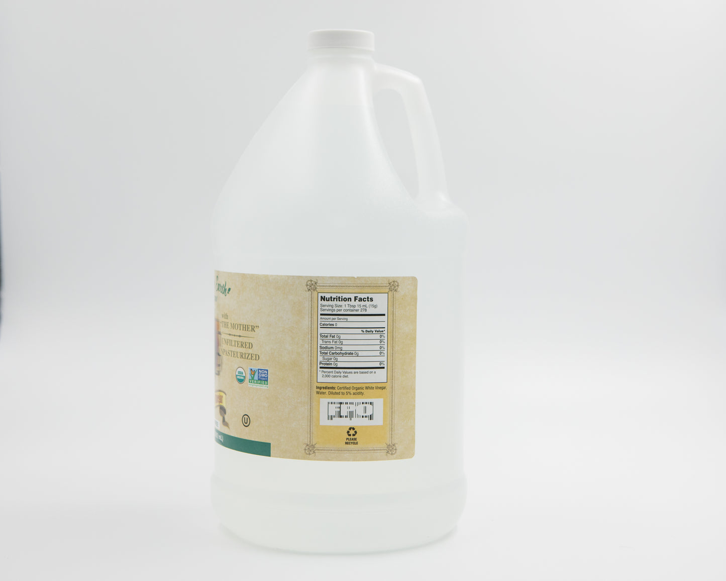 MOTHER EARTH ORGANIC WHITE VINEGAR 64OZ.