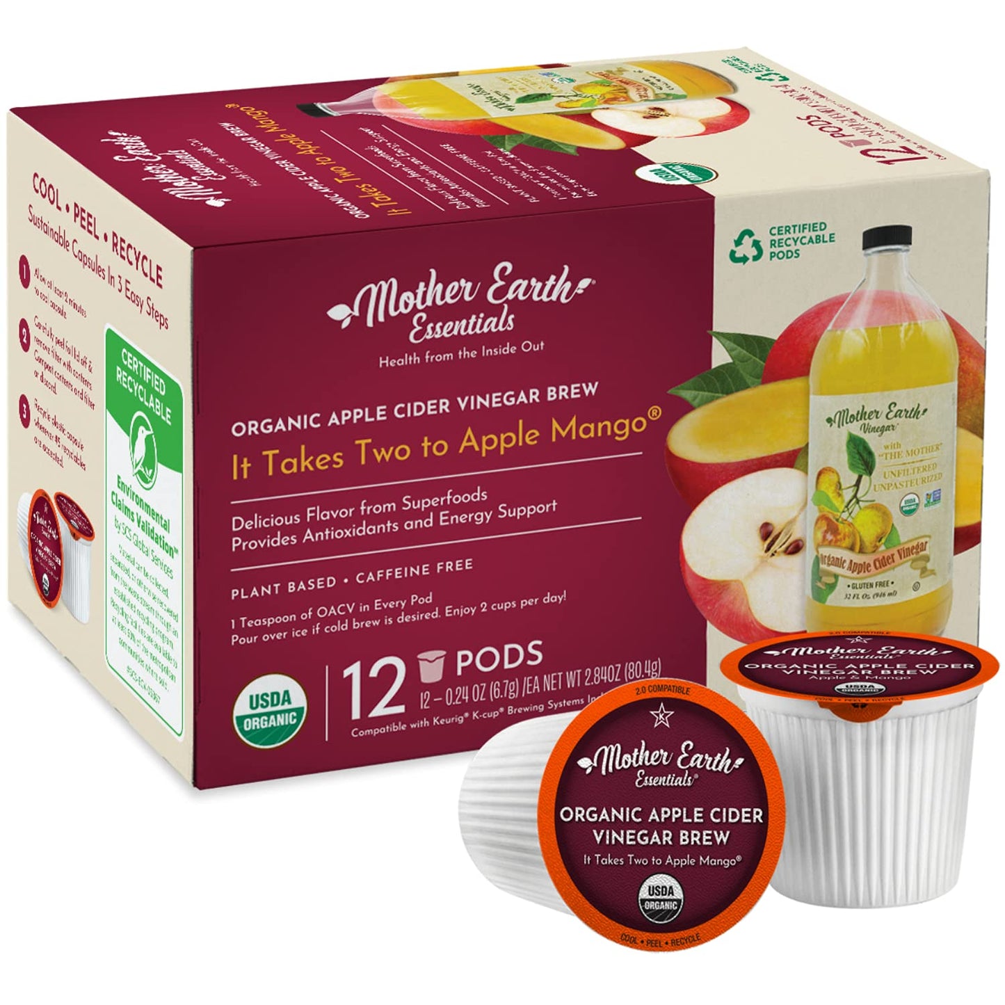 IT TAKES TWO TO APPLE MANGO ~ ORGANIC SUPERFOOD TEA PODS